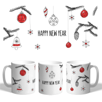 Кружка новогодняя №8