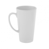 Кружка-латте, белая, большая конусная, 480 мл