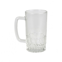 Кружка пивная, прозрачное стекло, 550 мл