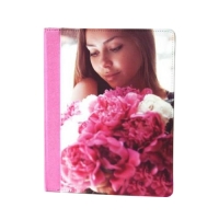 Чехол для iPad 2/3/4 с полем для печати розовый