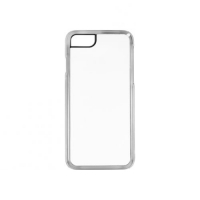 Чехол пластиковый прозрачный со вставкой для iPhone 7