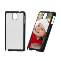 Чехол для Samsung Note 3 чёрный пластик со вставкой