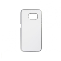 Чехол для Samsung S6 Edge прозрачный пластик со вставкой