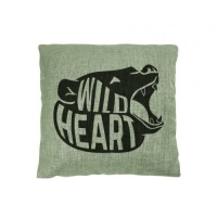 Подушка Фисташка лён, 35х35 см