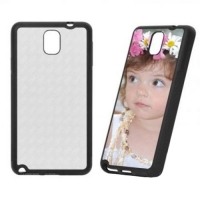 Чехол для Samsung Note 3 чёрный резиновый со вставкой