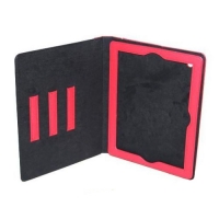 Чехол для iPad 2/3/4 с полем для печати красный