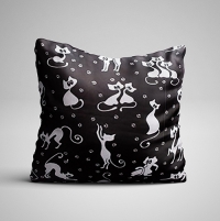 Подушка Коты, 400х400 мм