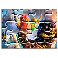 Пазл картонный 244х191мм, 4х3 (12 больших элементов)