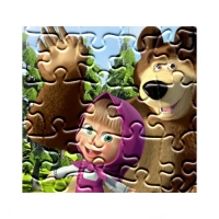 Пазл картонный 107х107мм, 5х5 (25 элементов)