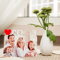 Фоторамка  «Семья», металл, 168х122х23мм