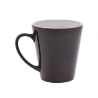 Кружка-хамелеон, чёрная, конусная, 330 мл