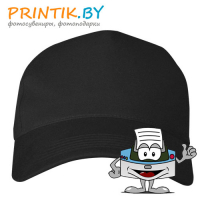 Бейсболка ЧЁРНАЯ, 100% хлопок