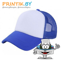 Бейсболка trucker СИНЯЯ, полиэстер