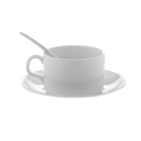 Кофейная чашка с блюдцем и ложечкой, 110 мл