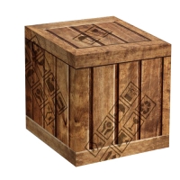 Коробка под кружку "Деревянный ящик"