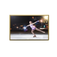 Магнит акриловый 55мм х 80мм, позолоченный