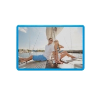 Магнит акриловый, размер 55мм х 80мм, синий