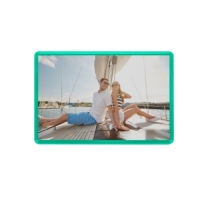 Магнит акриловый 55мм х 80мм, зеленый