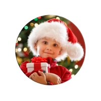 Магнит фигурный, круг, винил, диаметр 95 мм