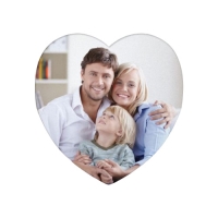 Магнит фигурный, сердце, винил, диаметр 95 мм