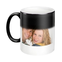 Кружка-хамелеон, чёрная, 330 мл