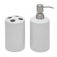 Набор для ванной, дозатор для мыла и подставка