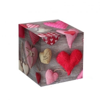 Коробка под кружку "Сердечки"