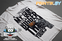 Футболка "MY GUN IS BIGGER"