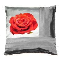 Подушка комбинированная серебро, 40х40 см