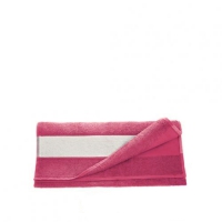 Полотенце махровое 30*70 см, 400 г/м2, хлопок, розовое