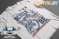 Футболка "THE BICYCLE SURELY SHOULD ALWAYS"