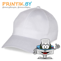 Бейсболка БЕЛАЯ, 100% хлопок