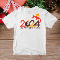 Новогодняя футболка "Год дракона"