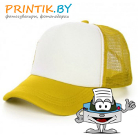 Бейсболка trucker ЖЁЛТАЯ, полиэстер